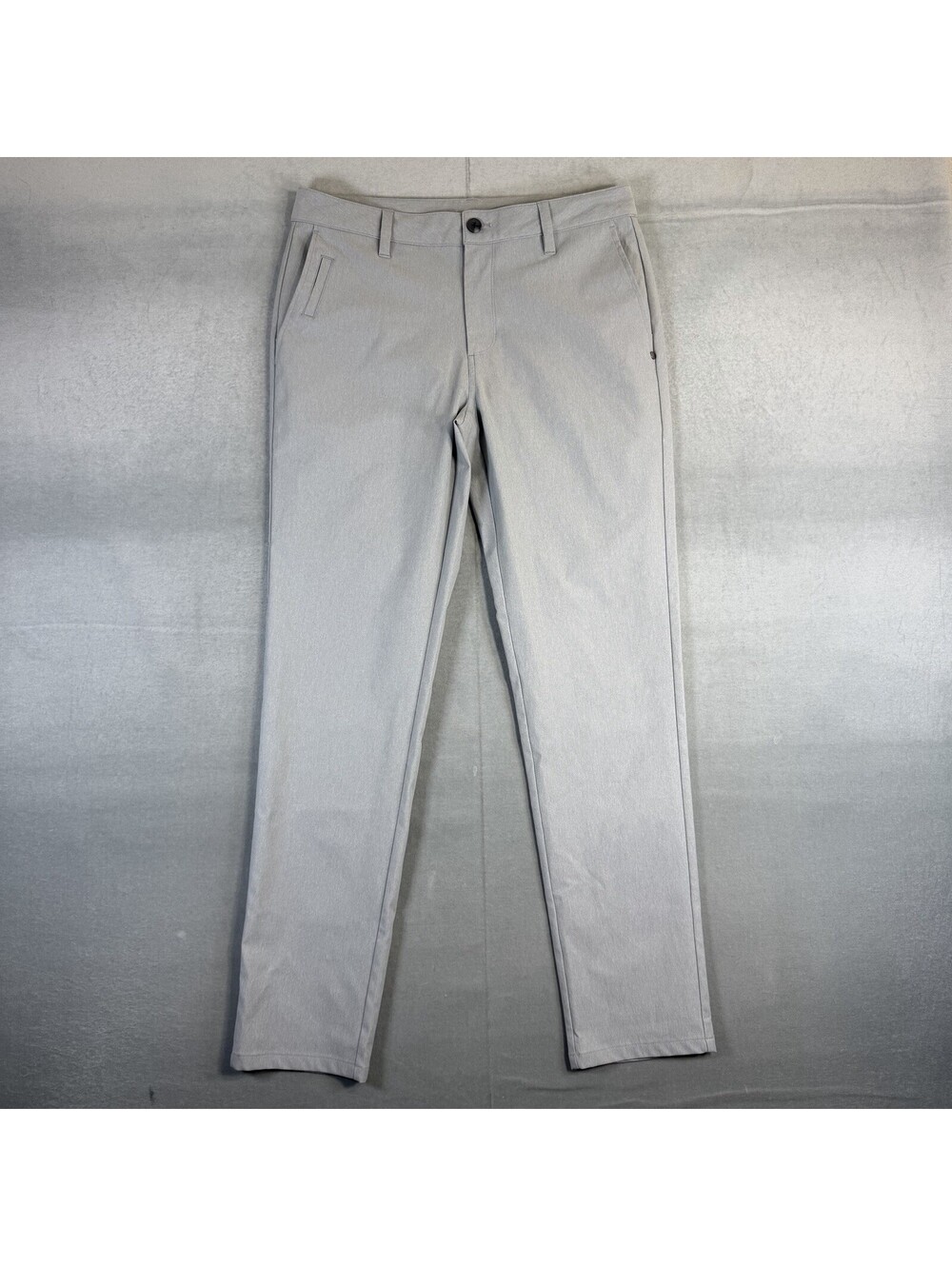 Vuori Cascade Tech Chino Pant Mens 31 Gray 5 Pocket Performance Meta V427
